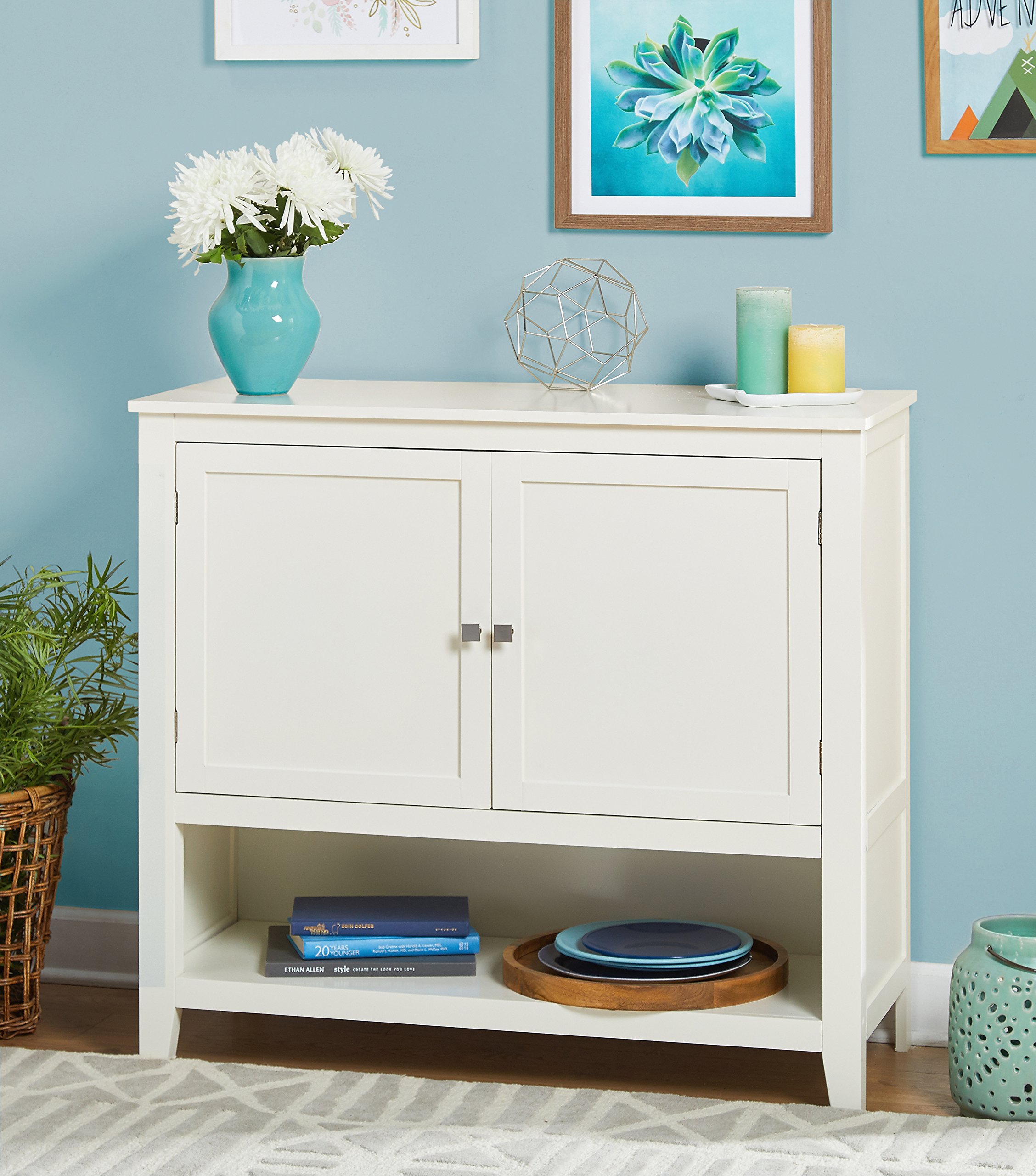 Target Marketing Systems Montego Collection Buffet Antique White LAVORIST