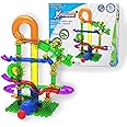 The Learning Journey: Techno Gears Marble Mania STEM – Xpress Marble Run (80+ pieces) Construction Set – Toy Marble Maze Game - Award Winning Learning Toys & Gifts for Boys & Girls Ages 6 Years and Up