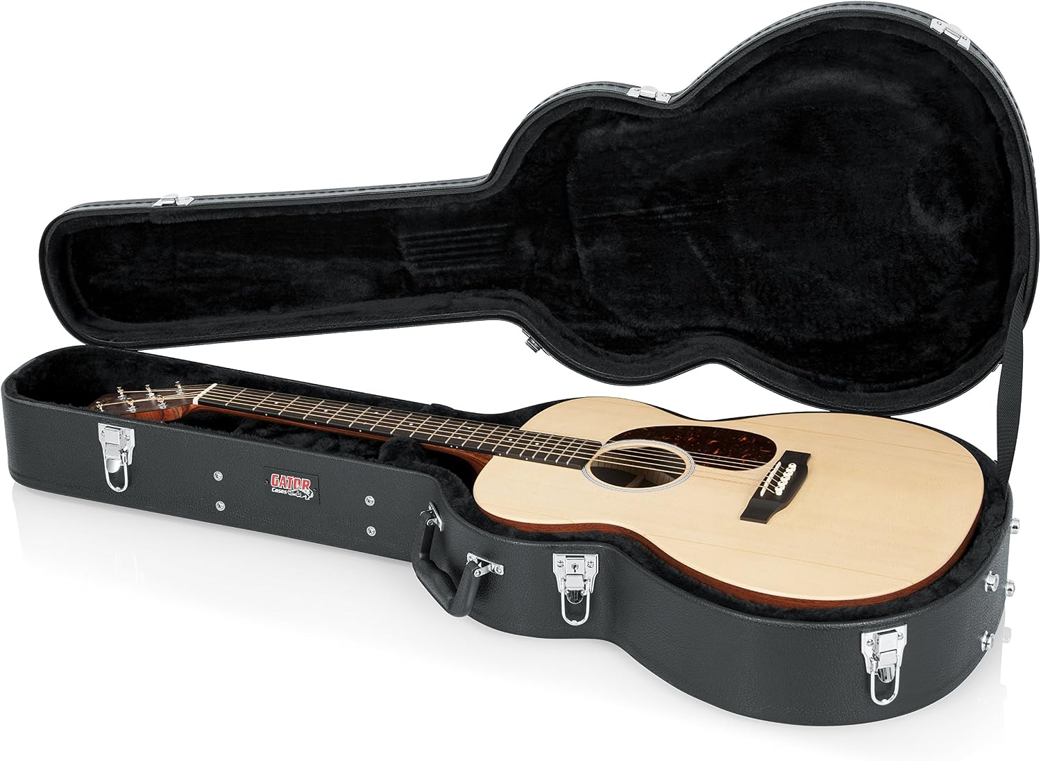Gator GWE-000AC Martin 000 Acoustic Guitar Wood Case, Black, Martin 000 and similar style Acoustic Guitars - Image 5