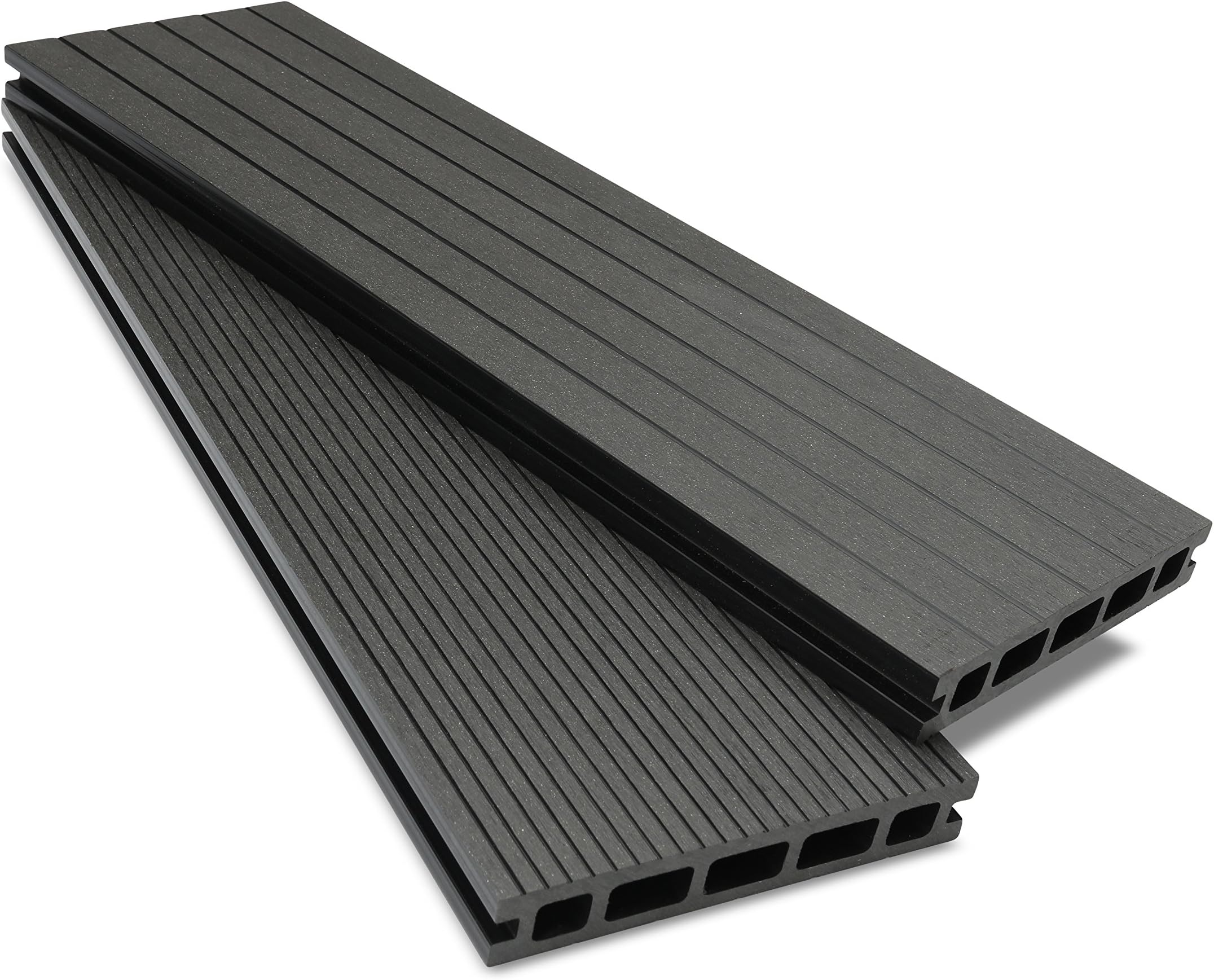 Ecoscape UK Clarity Composite Decking 21sq Metre Pack (incl. fixings and screws) (Charcoal)