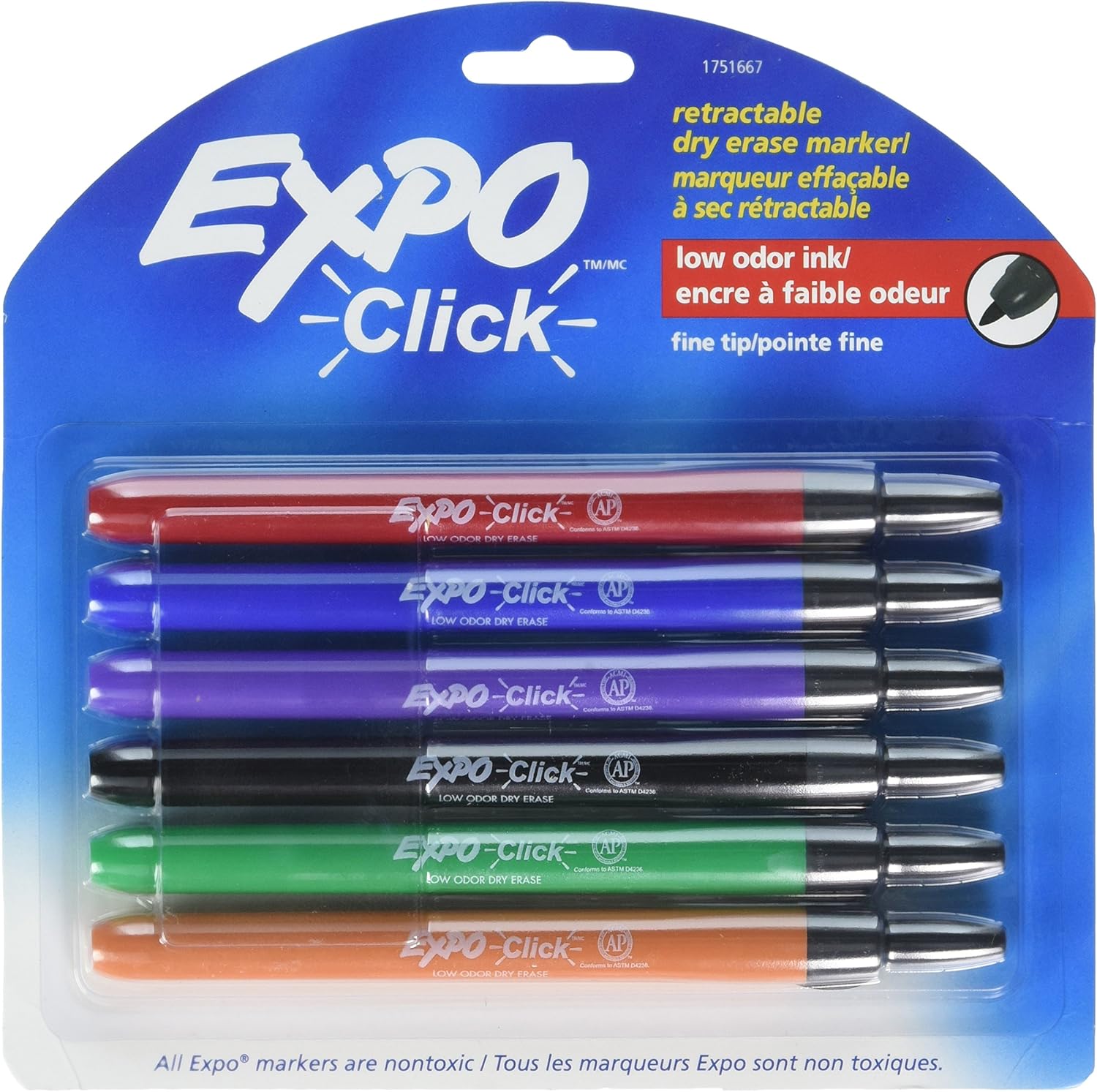 EXPO Click Dry Erase Marker Assorted Fine Amazon.ca Office Products