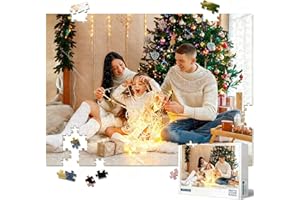 Puzzle personnalisé à partir de photos – 䲹-êٱ à 300/500/1 000 pièces pour adultes avec image et texte – Puzzle personna