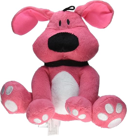 perro rosa juguete