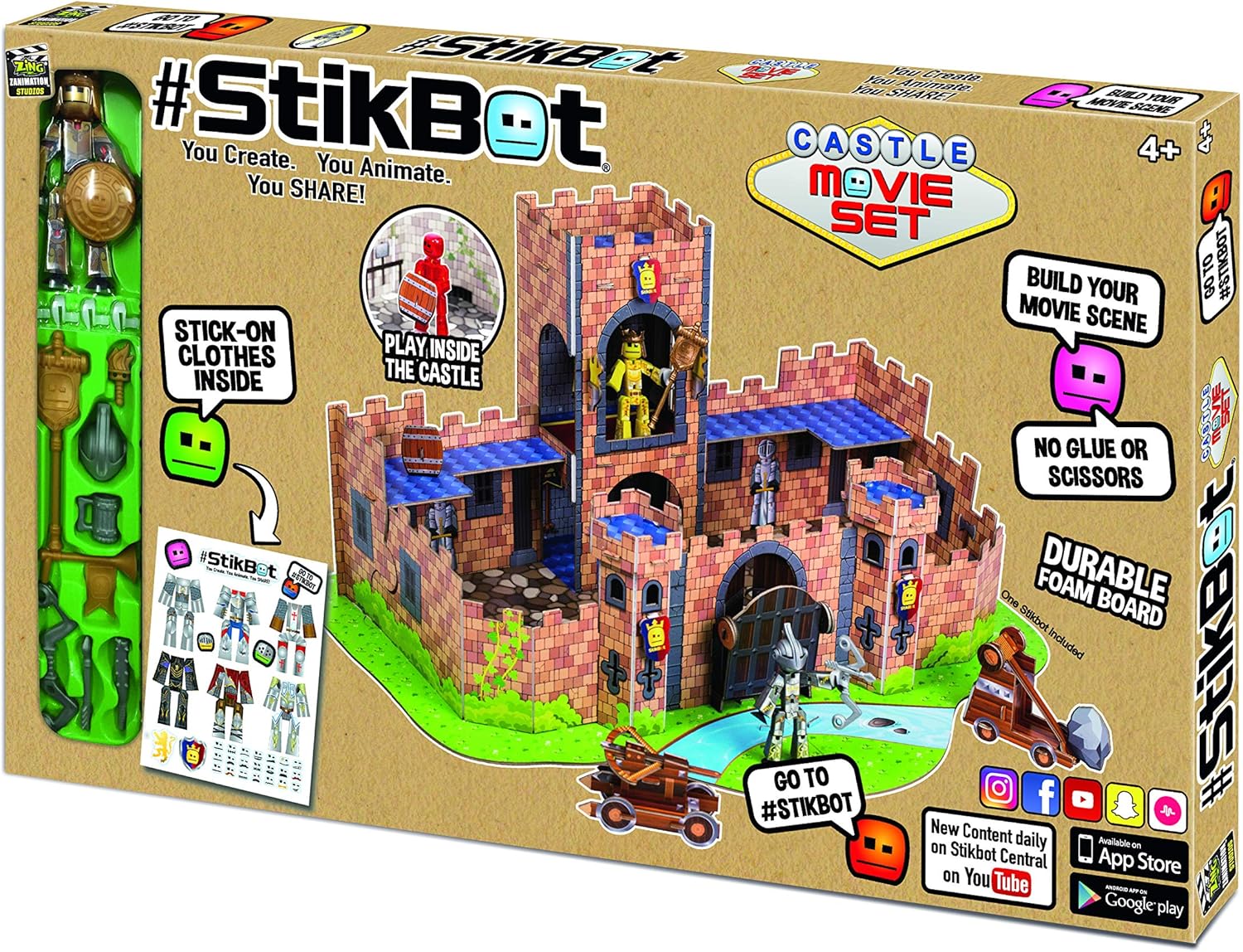 stikbot space movie set
