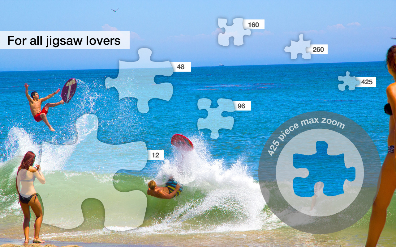 Surfing Jigsaw Puzzles