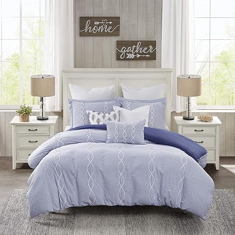 Amazon Madison Park Signature 沿岸農家 掛け布団 クイーン 8点セット クイーン 布団セット オンライン通販