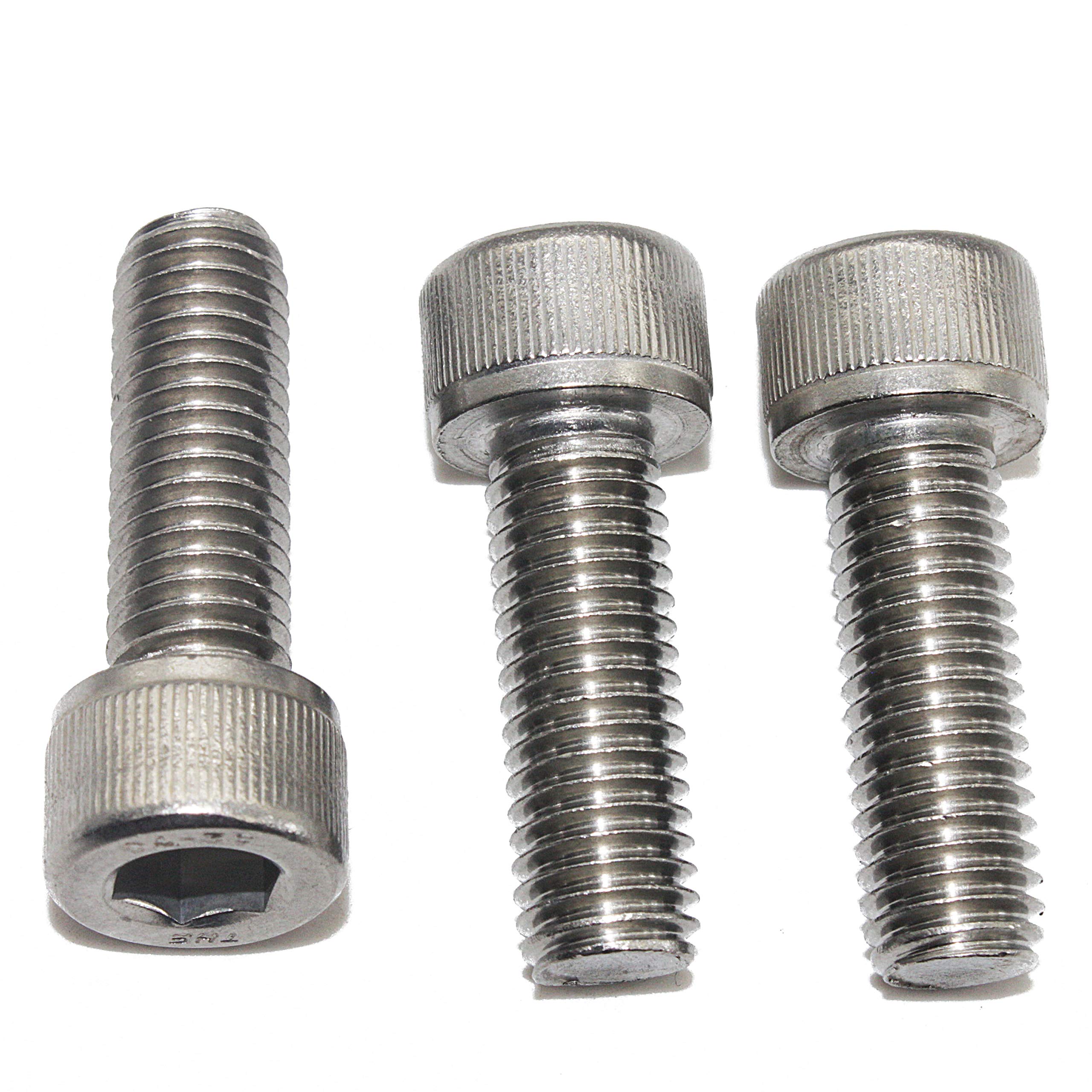Cylindrical screws with hexagon socket, M3 x 16 mm, pack of 100, ISO 4762, DIN 912 stainless steel, A2 V2A, rust-proof — image 1