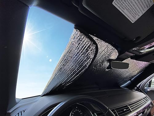 Front Window Sunshades Vehicle Interior Shade Sun Shade Foldable Sun Visor For Jeep Renegade 2015 2016 2017 2018 2019 2020 2021 2022