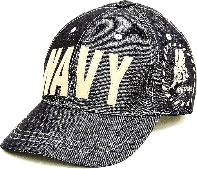 Amazon トイズマッコイ Toys Mccoy Tma16 ミリタリー デニム キャップ Sea Bees メンズ 帽子 メンズフリーサイズ キャップ 通販