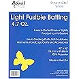 Bosal Single Sided Light Fusible Batting 4.7oz 45in x 36in