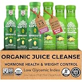 Karviva Organic Liver Detox Drink, Broccoli Sprout Liver Juice, 6 Pack | Liver &amp; Digestion Support with Sulforaphane, Holy Basil, Ginger &amp; Prebiotic Fiber. Low Sugar, No Laxatives, USDA Organic
