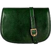 Time Resistance Leather Cross Body Bag for Women Shoulder Bag Messenger Purse Gift Box Included