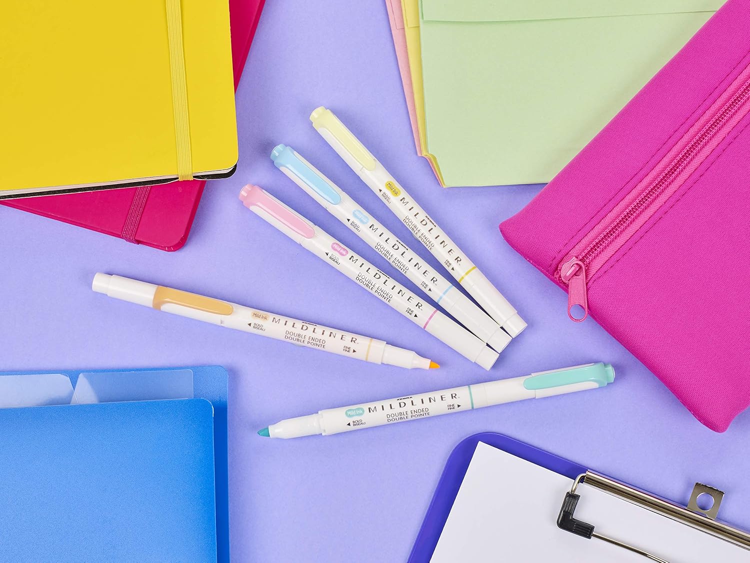 Zebra Pen Mildliner 5-Pack Fluorescent, Multicolors: Office Products