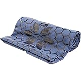 Yoga Mat Towel Non Slip, Clever Towel Smooth Two-Sided Skidless Design for Better Grip, Larger Size 73 x 26 inches, Soft Sued