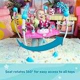 Bright Starts Disney Baby Minnie Mouse Peekaboo Activity Jumper 8 Toys 4 view 4
