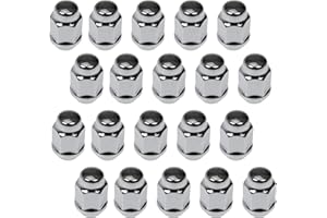 Dorman 711-265 Wheel Nut Chrome Acorn Bulge Seat 1/2-20 Compatible with Select Models, 20 Pack