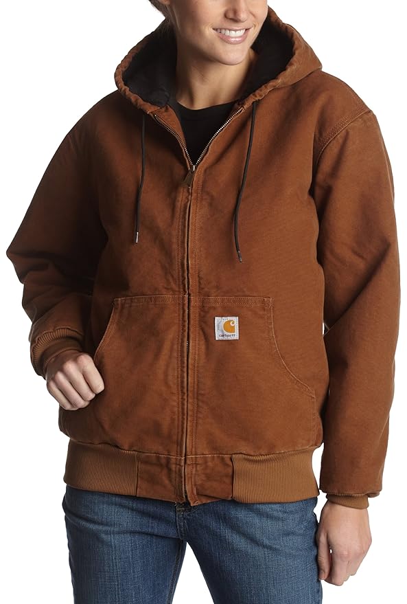 Buy Carhartt Women's Quilted Flannel Lined Sandstone Active Jacket