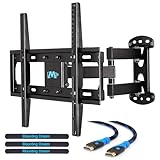 Mounting Dream MD2377 TV Wall Mount Bracket for most of 26-55 Inch LED, LCD, OLED Flat Screen TV with Full Motion Swivel Articulating Arm up to VESA 400x400mm and 60 lbs with Tilting