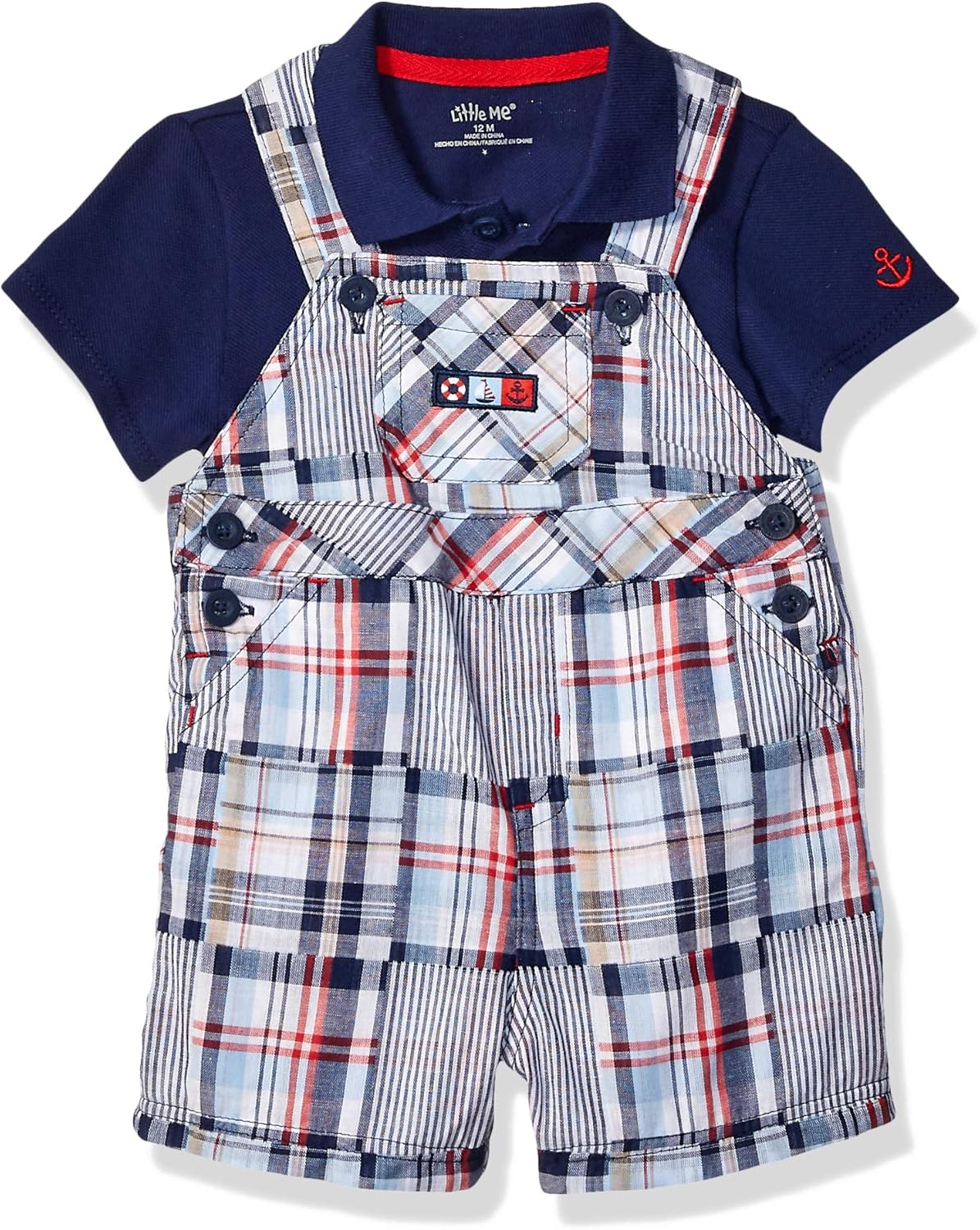 little me baby boy one piece