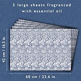 The Master Herbalist Lavender Scented Drawer Liners | Pack of 5 Sheets view 4