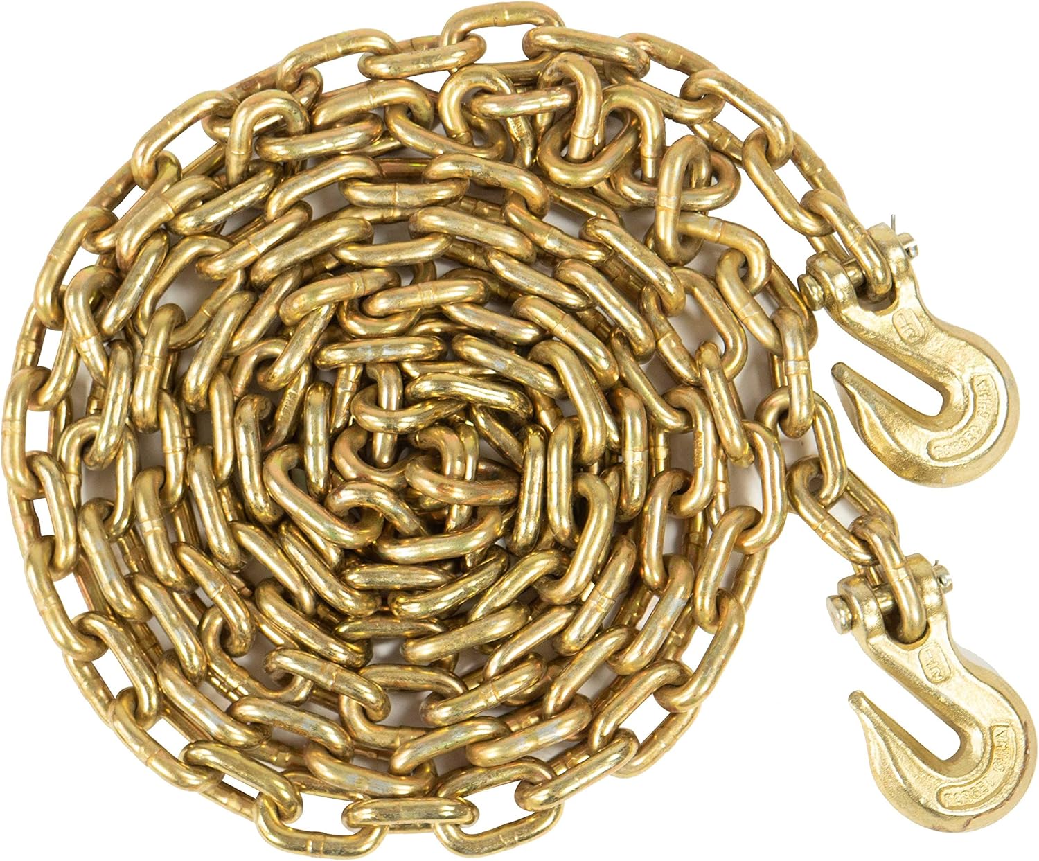 1/2" x 20' Grade 70 Standard Link Transport Chain, Binder Chain with