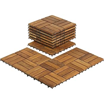 tiles flooring interlocking patio outdoor ikea deck bare gray wf2009 teak solid pack brown wood decor