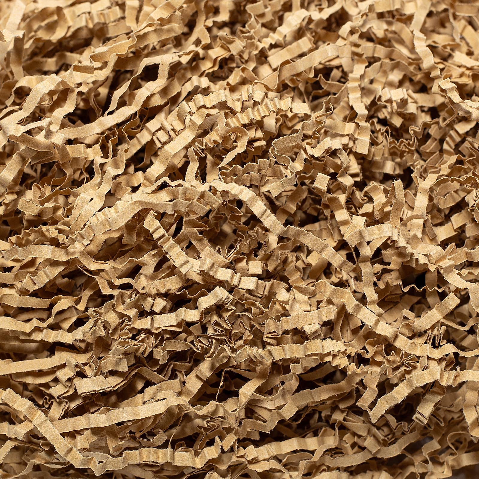 Wowxyz 1 LB Crinkle Cut Paper Shred Brown Crinkle