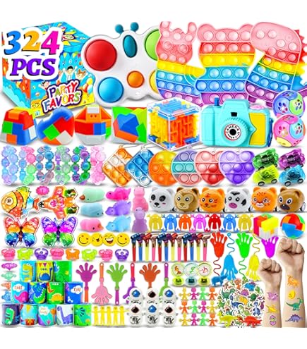 Amazon.com: 1000pcs Party Favors for Kids, Fidget Toys Pack