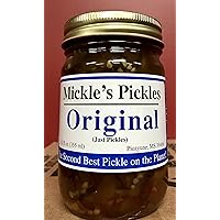 pickles sweet original sellers mickle 6ct case amazon