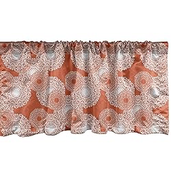 Ambesonne Ethnic Window Valance, Mandala Look