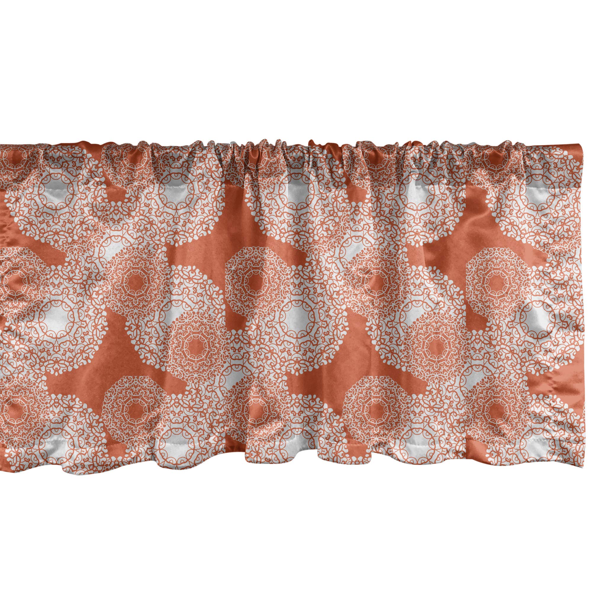 Ambesonne Ethnic Window Valance, Mandala Look