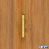 XFORT 3 Inch Polished Brass Ball Bearing Hinges 75mm 1.5 Pair view 5