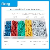 Blue Spot Tools 285pc Anchor & Metal Screw Assortment Kit - view 6