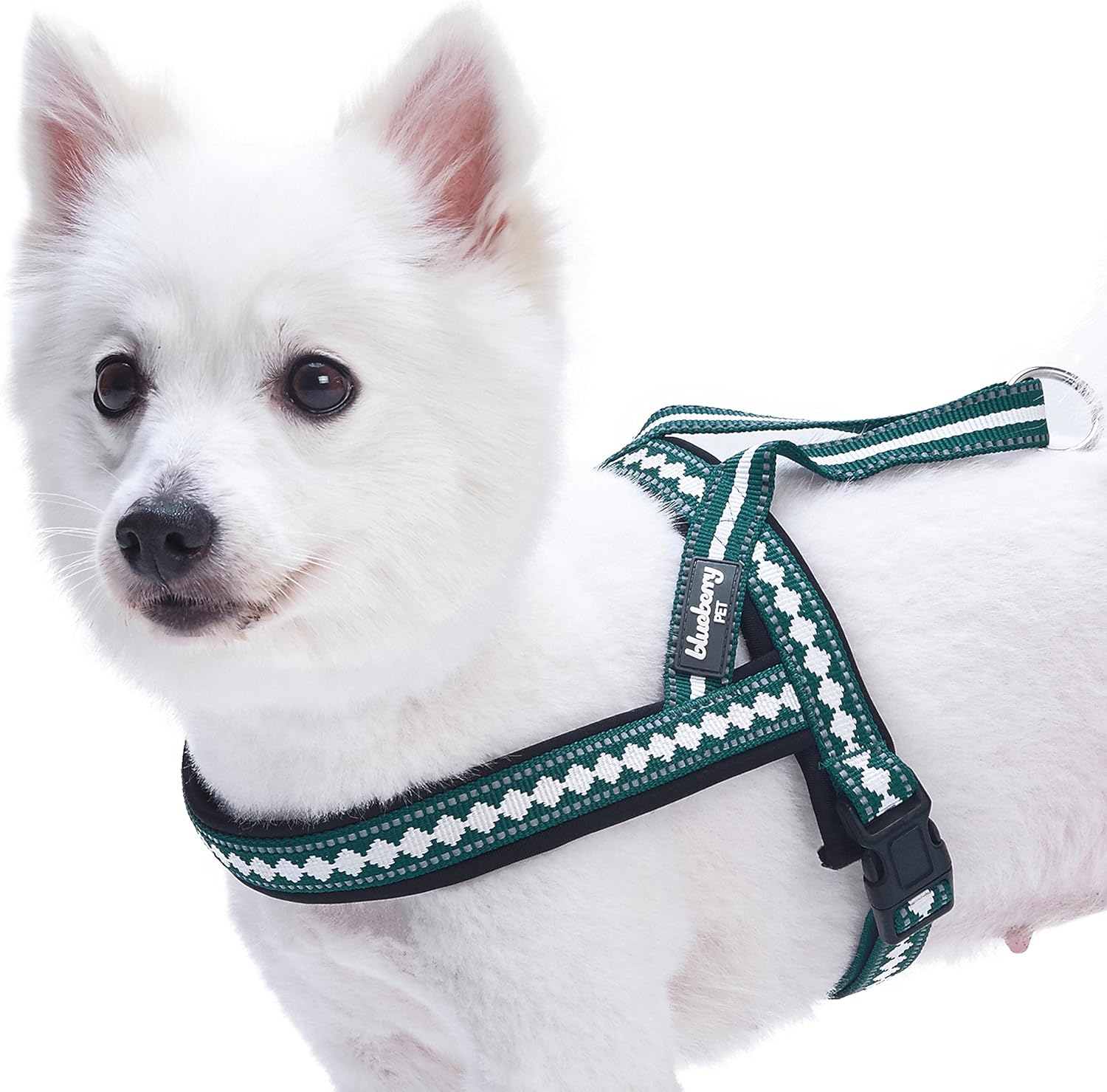 Blueberry Pet Soft & Comfy Jacquard Padded Dog Harness, Chest Girth 65