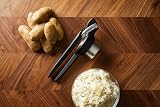 Chef'n FreshForce Potato Ricer Stainless Steel Dual Gear 32x9x12 cm Black view 2