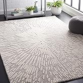 SAFAVIEH Metro Collection Accent Rug - 3' x 5', Grey & Ivory, Handmade Modern Abstract Wool, Ideal for High Traffic Areas in 