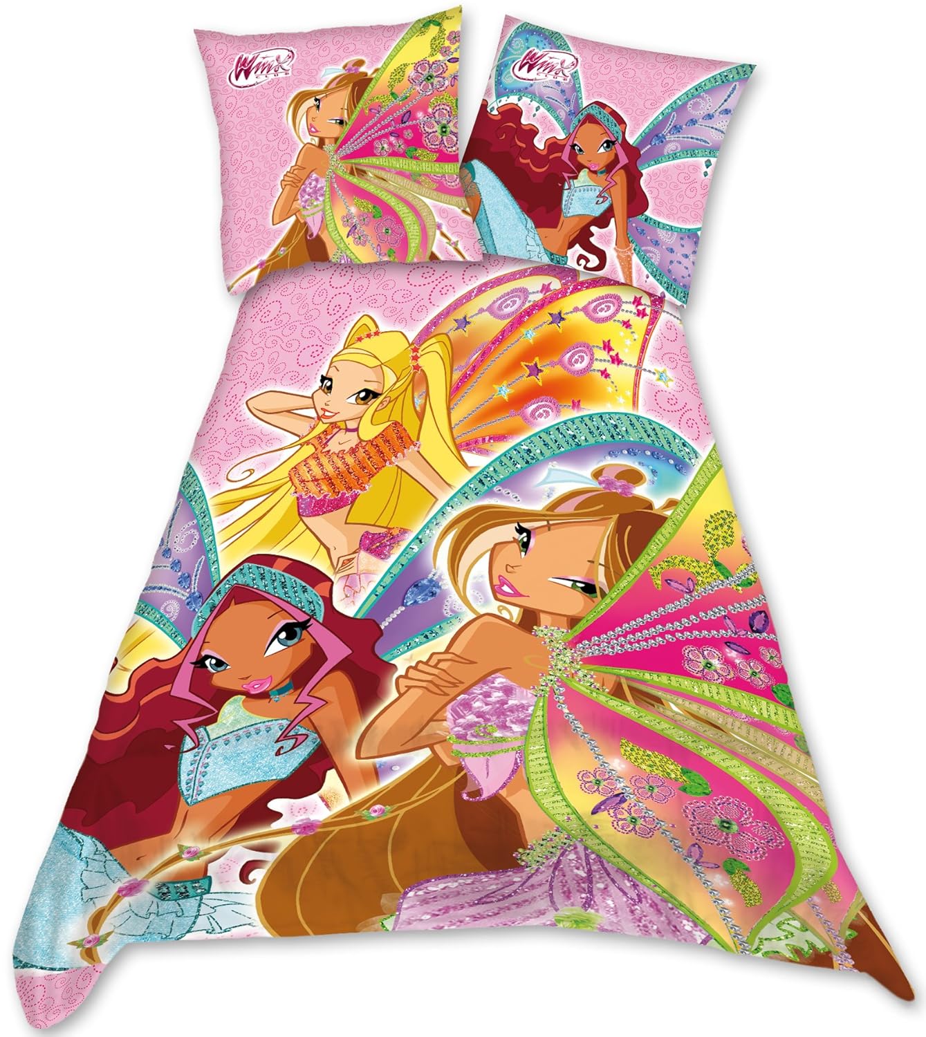 Belltex Copripiumino e Federa Winx Club Believix 135 x 200 cm 80 x 80 cm Amazon Casa e cucina