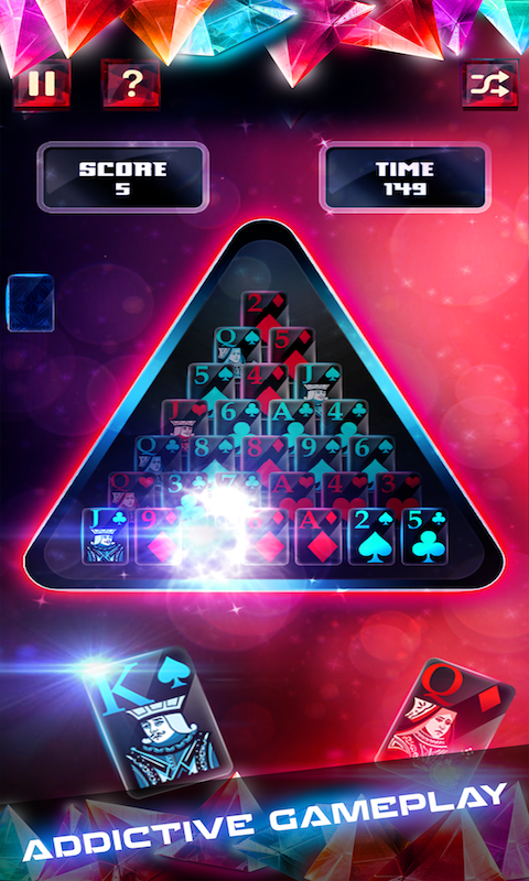 Glass Solitaire Pyramid - 3D:Amazon.com:Appstore for Android