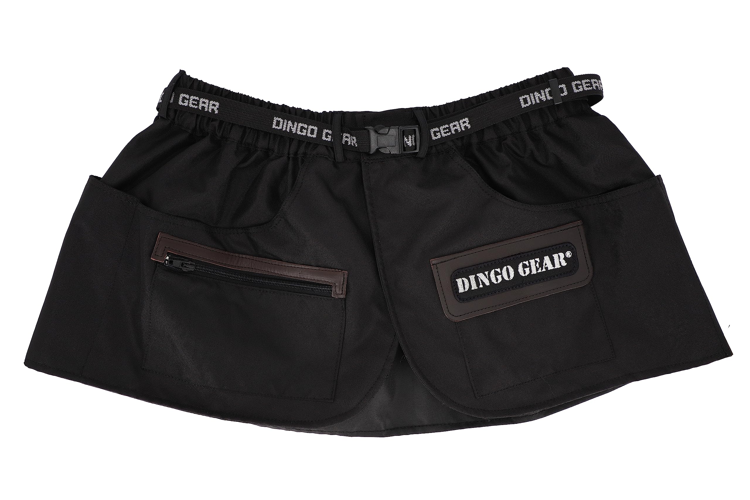 DINGO GEAR Tactical Dog Training Belt for Trainer, Handler, Many Pockets, Heavy Duty, Waterproof, Adjustable Waist 80-105 cm, Size L - Black (S02567)