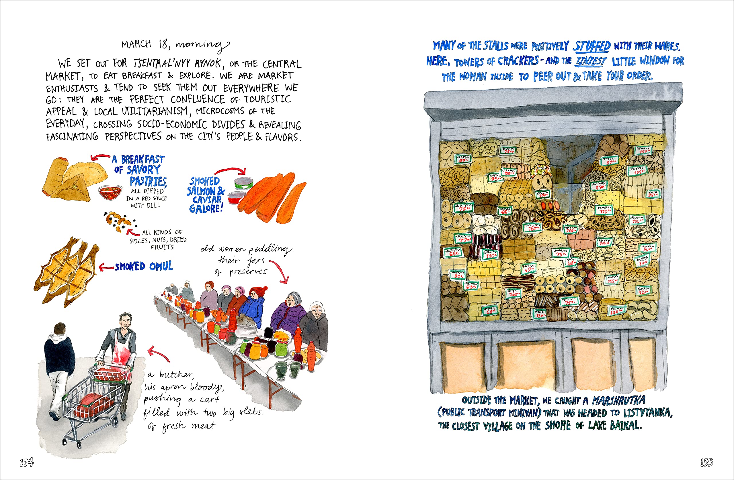 Border Crossings: A Journey on the Trans-Siberian Railway – An Artist's Illustrated Travel Guide with Cultural Tips from Beijing Through Mongolia to Moscow