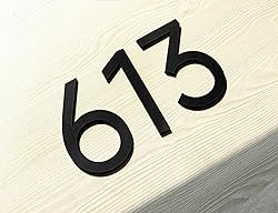 Self Adhesive House Number 5Inch House Numbers for