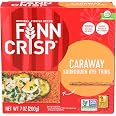 Finn Crisp Caraway Sourdough Rye Thins, Caraway Crispbread, 7 Ounce Boxes (Pack of 9)