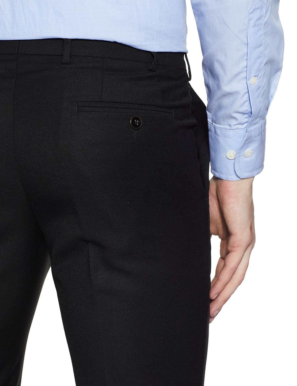 park avenue men's skinny fit formal trousers