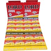 Lord Cool Double Edge Safety Razor Blades, 100 blades (20x5)