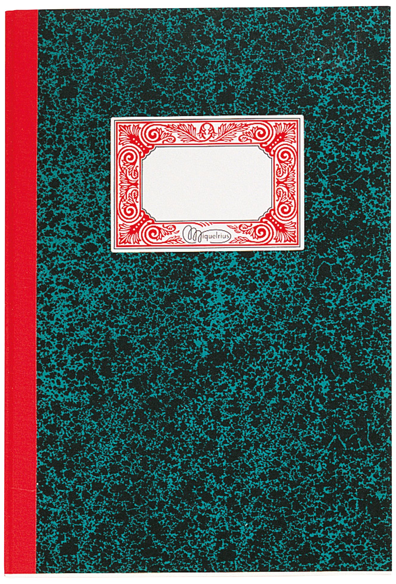 Miquelrius - Cardboard Notebook, 4th Natural 154 x 207 mm, Ruled Squares 4 mm, 100 Sheets (Unnumbered) of 70 g/m², Coated Cardboard Cover, Gummed Fabric Spine