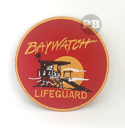 Embrologos Baywatch Badeanzug Lifeguard Logo Zum Aufbügeln Gesticktes Patch