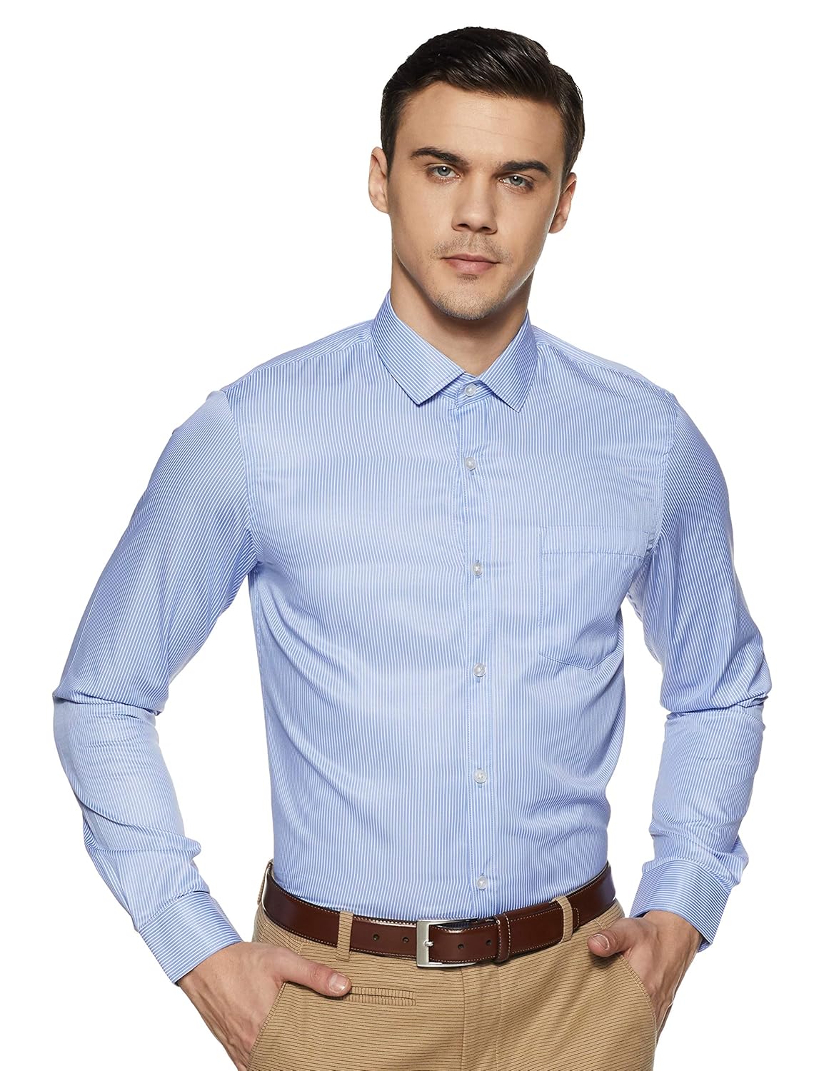Arrow Men's Striped Slim fit Formal Shirt
