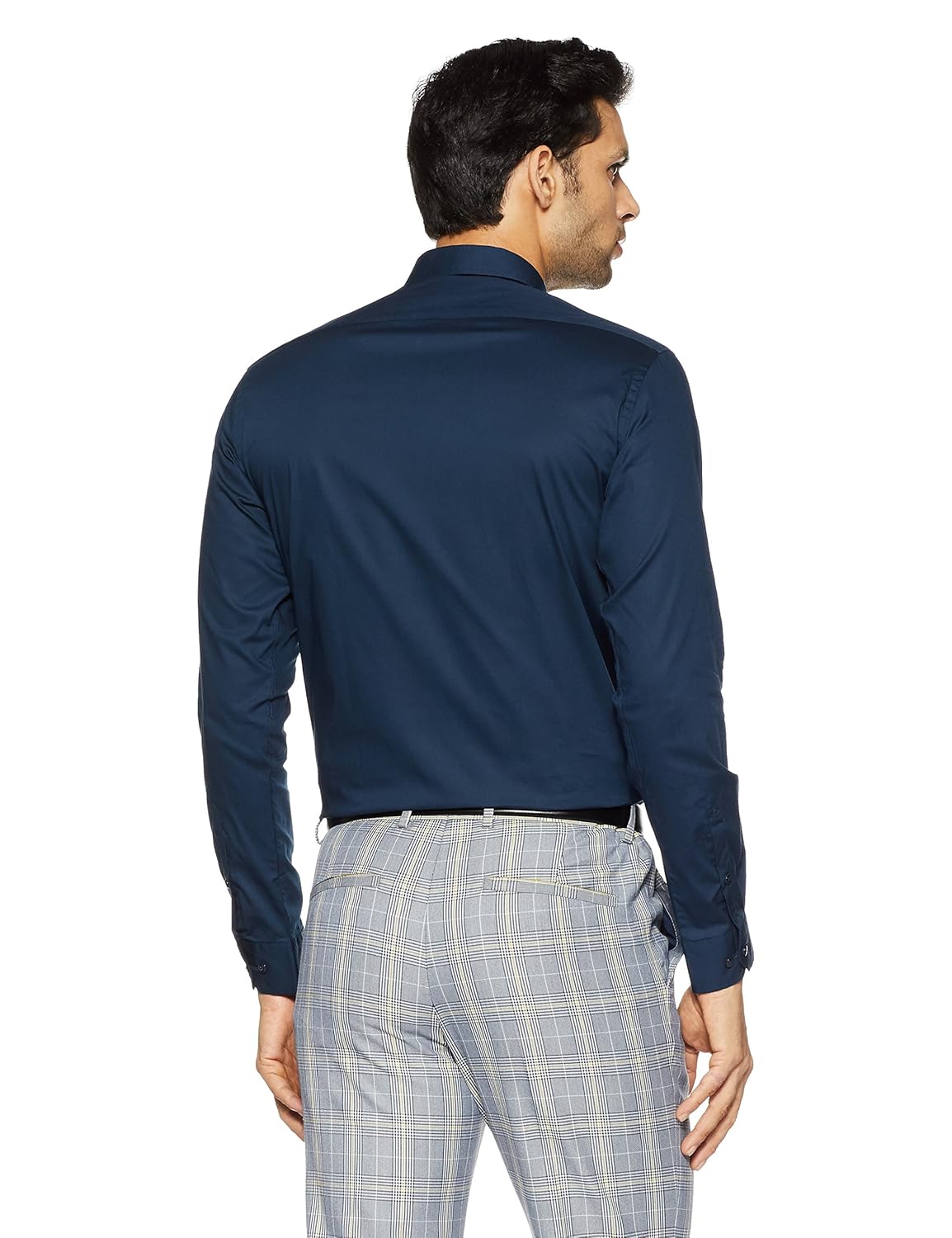 arrow newyork men's solid slim fit formal shirt