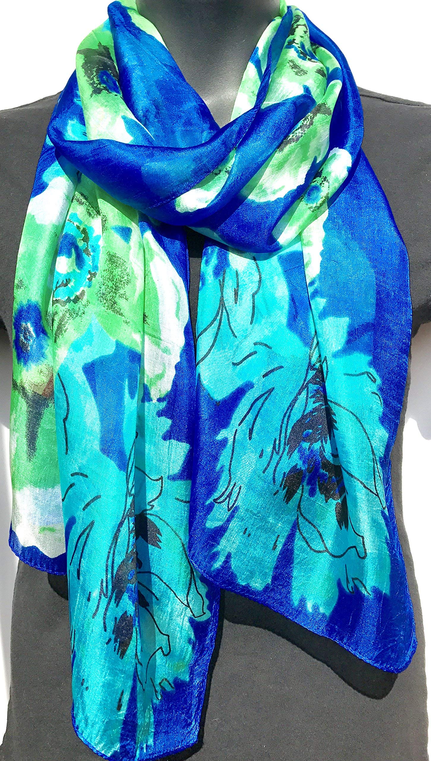 100% Mulberry Silk Fashion Scarf 100% Mulberry Silk Fashion Scarf