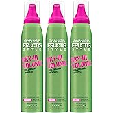 Garnier Fructis Style Sky-Hi Volume Mousse, Extreme Hold, 6.4 Oz, 3 Count (Packaging May Vary)